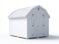 Abri de jardin - bois - 324x244x252 cm - blanc - style grange