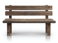 Banc de jardin - bois massif - 122x56x84 cm - brun - style rustique